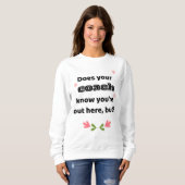 Beste Sticheleien Hockey-Trainer Sweatshirt (Vorne ganz)