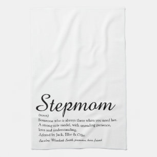 Beste Stiefmutter aller Zeiten, Definition Stiefmu Geschirrtuch