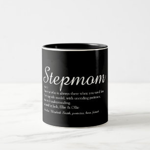 Beste Stiefmutter der Welt, Stiefmutter Definition Zweifarbige Tasse