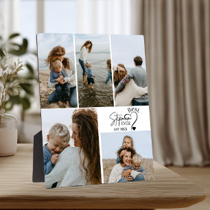 Beste Stiefmutter überhaupt, individuelle Fotocoll Fotoplatte