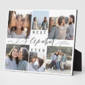 Beste Stiefmutter überhaupt Personalisiertes Fotoc Fotoplatte (Seite)