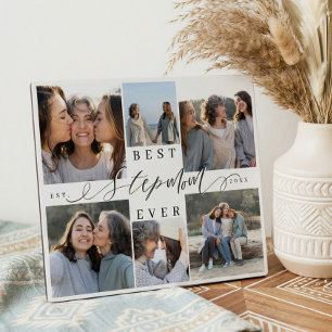 Beste Stiefmutter überhaupt Personalisiertes Fotoc Fotoplatte