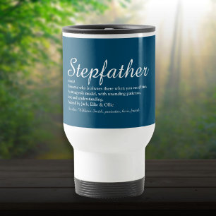 Beste Stiefvater Stiefvater Definition Script Blau Reisebecher
