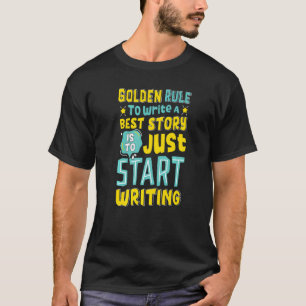Beste Story Start Writer Author Graph T-Shirt