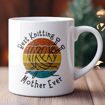 Beste strickende Mutter aller Zeiten Retro-Sonnenu