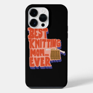 Beste Strickende Mutter Aller Zeiten Retro Vintage iPhone 14 Pro Max Hülle