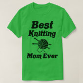 beste Strickmutter je20 T-Shirt (Design vorne)
