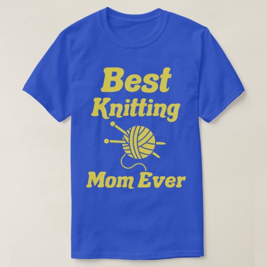 beste Strickmutter je39 T-Shirt (Design vorne)