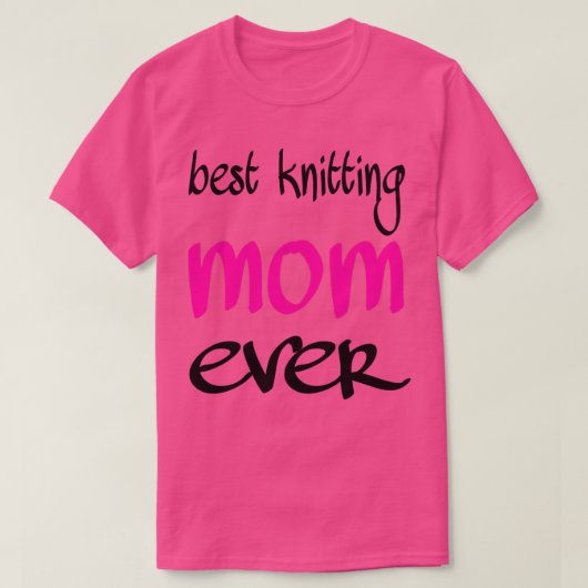 Beste Strickmutter je 331 T-Shirt (Design vorne)