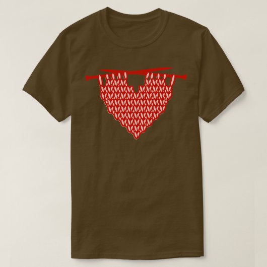Beste Strickmutter je Sticker 4 T-Shirt (Design vorne)
