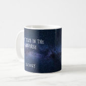 Beste Summe in der Universum-Tasse Kaffeetasse (Vorderseite Links)