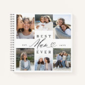 Beste Summe je Elegante Script Herzklopfen FotoCol Notizblock (Vorderseite)