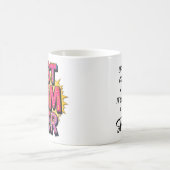 Beste Summe je Zitat Rosa Lila Kaffeetasse (Mittel)