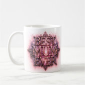 Beste Summe je Zitat Schmetterlingspink pink Kaffeetasse (Links)