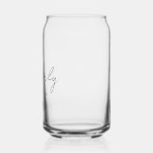 Beste Summe pro Script Monogram Dosenglas (Links)