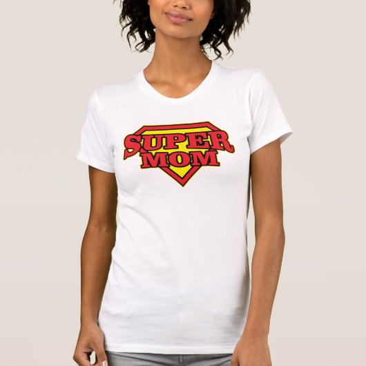 Beste Super Mama Superhero T-Shirt (Vorderseite)
