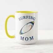 Beste "SURFING MAMA" jemals! Muttertag Tasse (Links)