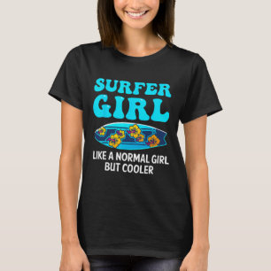 Beste Surfkunst für Mädchen Frauen Strand Surfer S T-Shirt