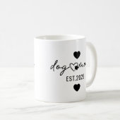 Beste süße Hundemutter-Tasse – Wasserfarbe Muttert Kaffeetasse (VorderseiteRechts)