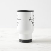 Beste süße Hundemutter-Tasse – Wasserfarbe Muttert Reisebecher (Mittel)