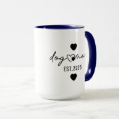 Beste süße Hundemutter-Tasse – Wasserfarbe Muttert Tasse (VorderseiteRechts)