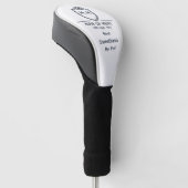 Beste Süße Monogramm Anfangsbuchstaben Mann Der Ve Golf Headcover (angewinkelt)