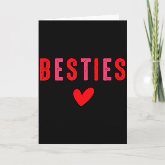 Beste süße passende Mutter-Tochter-Freundin Karte (Vorderseite)