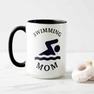 Beste "SWIMMING MAMA" jemals! Muttertag Tasse