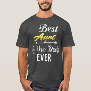 Beste Tante der Braut je T-Shirt