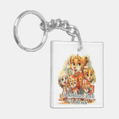 Beste Tante der Welt Schlüsselanhänger (Vorderseite links)