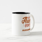 Beste Tante Eve Zweifarbige Tasse (VorderseiteRechts)