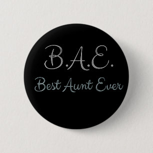 Beste Tante Ever BAE Button