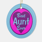 Beste Tante Ever Personalized Foto Ornament (Links)