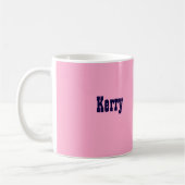 Beste Tante Ever Pink und schwarzes V03 Kaffeetasse (Links)