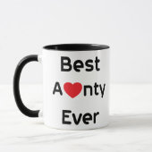 Beste Tante Ever Tasse (Links)