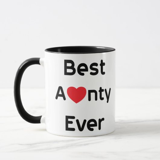 Beste Tante Ever Tasse (Links)