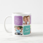 Beste Tante Foto Collage Kaffeetasse (Links)