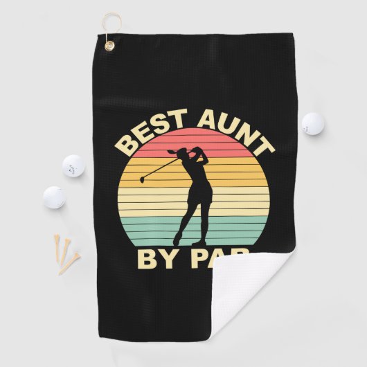 Beste Tante für Par - Golfspielen Golfhandtuch (Insitu)
