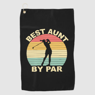 Beste Tante für Par - Golfspielen Golfhandtuch