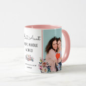 Beste Tante im Galazy Chic Tante Geschenk Foto Tasse (VorderseiteRechts)