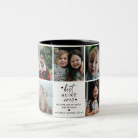 Beste Tante je 7-Foto Collage Persönliche Nachrich