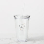 Beste Tante je Acryltrinkbecher (Rückseite)