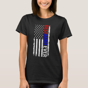 Beste Tante je amerikanischer Tag des Vaters T-Shirt