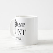 Beste Tante je Bitcoin Krypto Kryptowährung Kaffeetasse (Vorderseite Links)