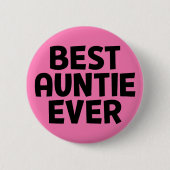 Beste Tante je. Button (Vorderseite)