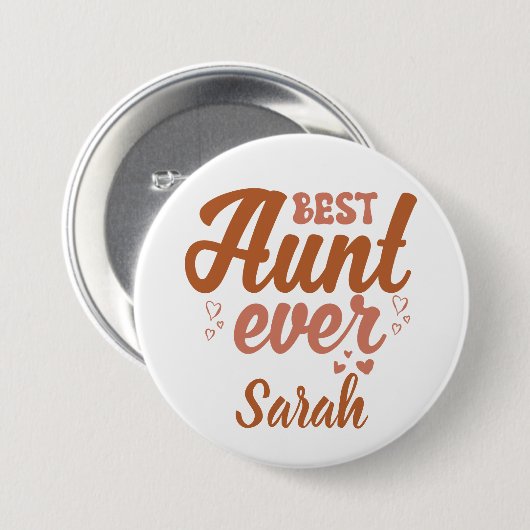 Beste Tante je Button (Vorne & Hinten)