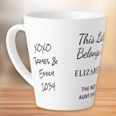 Beste Tante je Foto Milchtasse