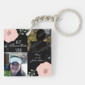 Beste Tante je Foto Schlüsselanhänger (Rückseite)