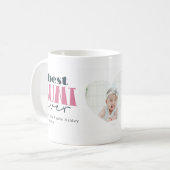 Beste Tante je Foto Typografie Kaffeetasse (Vorderseite Links)