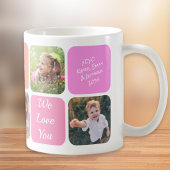 Beste Tante je Fotos Rosa Orange Kaffeetasse